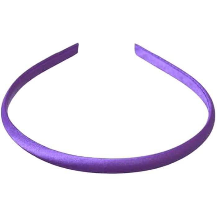 Daphne Satin Hair Band For Girls - Purple - Image 3